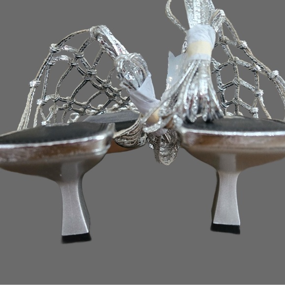 ASOS Women's Silver Strappy Sandals New Size 7 - Picture 6 of 7